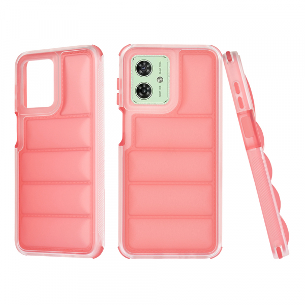 Husa pentru Motorola Moto G54, Techsuit, Wave Shield, Rosie