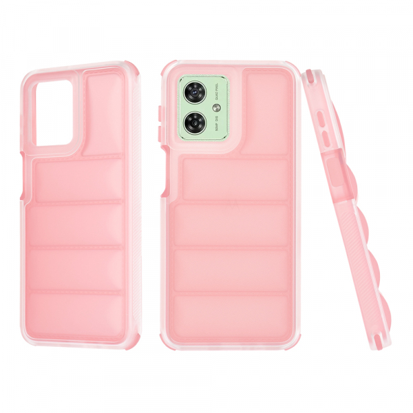 Husa pentru Motorola Moto G54, Techsuit, Wave Shield, Roz