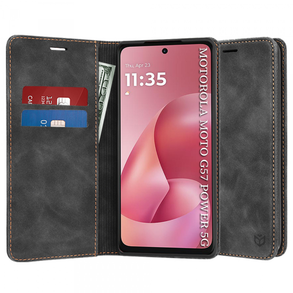 Husa pentru Motorola Moto G67 Power / G57 Power, Techsuit, Confy, Neagra
