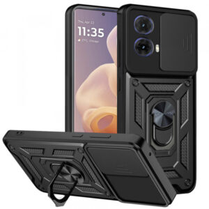 Husa pentru Motorola Moto G85, Techsuit, CamShield, Neagra