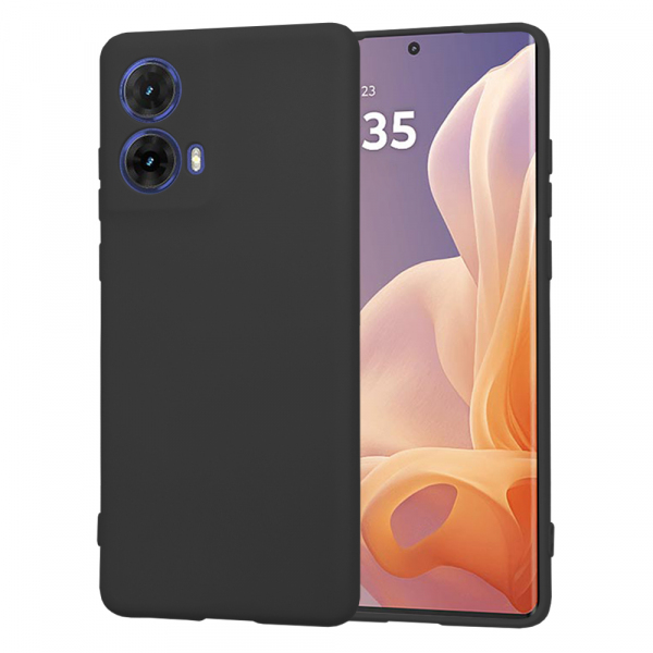 Husa pentru Motorola Moto G85, Techsuit, SoftFlex, Neagra