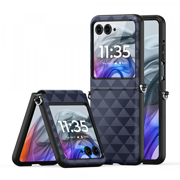 Husa pentru Motorola Razr 50, DUX DUCIS, Fitt, Albastra