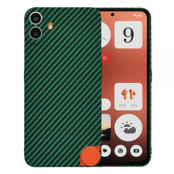 Husa pentru Nothing CMF Phone 1, Techsuit, Carbonite FiberShell, Verde