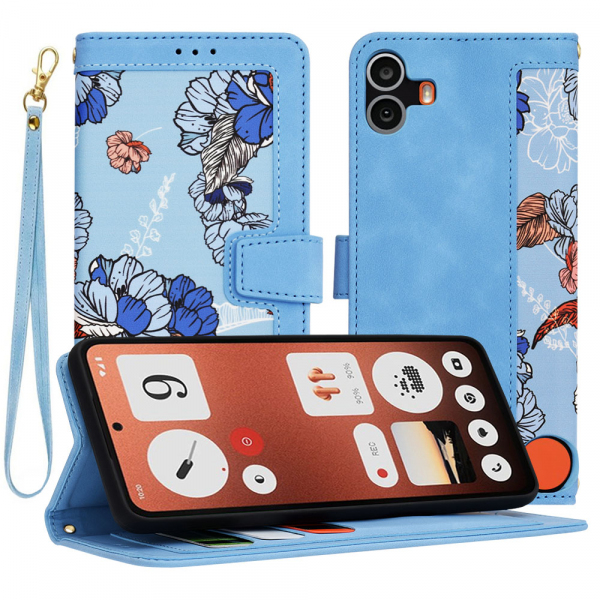 Husa pentru Nothing CMF Phone 1, Techsuit, FlipCraft, Bleu