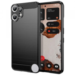 Husa pentru Nothing CMF Phone 2 Pro, Techsuit, Carbon, Neagra