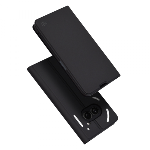Husa pentru Nothing Phone (2a) Plus / Phone (2a), Techsuit, Magskin Book, Neagra