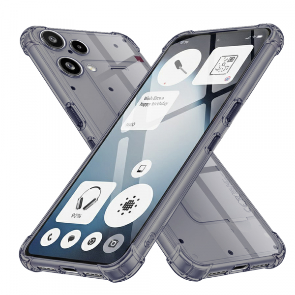Husa pentru Nothing Phone (3a) Lite, Techsuit, Shockproof Clear, Fumurie