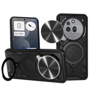 Husa pentru Nothing Phone (3a) Pro, Techsuit, CamGuard Pro, Neagra