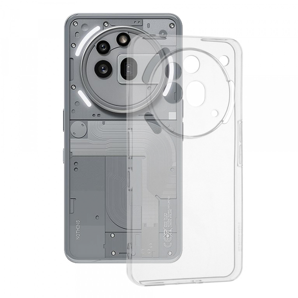Husa pentru Nothing Phone (3a) Pro, Techsuit, Clear, Transparenta