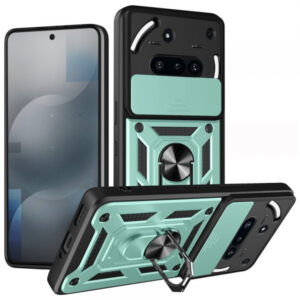 Husa pentru Nothing Phone (3a), Techsuit, CamShield, Verde