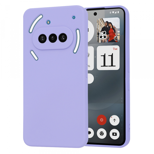Husa pentru Nothing Phone (3a), Techsuit, SoftFlex, Mov Deschis