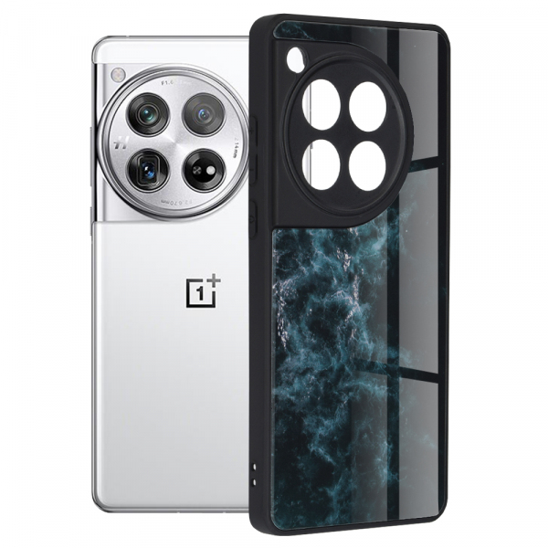 Husa pentru OnePlus 12, Techsuit, Glaze, Albastra