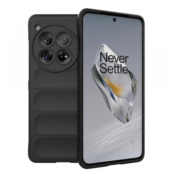Husa pentru OnePlus 12, Techsuit, Magic Shield, Neagra