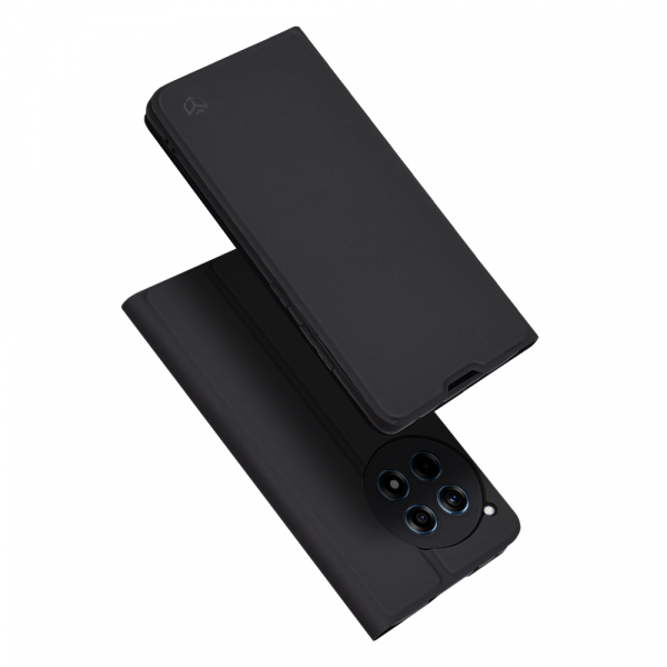 Husa pentru OnePlus 12R, Techsuit, Magskin Book, Neagra