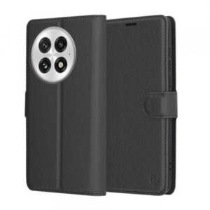 Husa pentru OnePlus 13, Techsuit, Leather Folio, Neagra