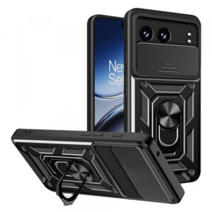 Husa pentru OnePlus Nord 4, Techsuit, CamShield, Neagra