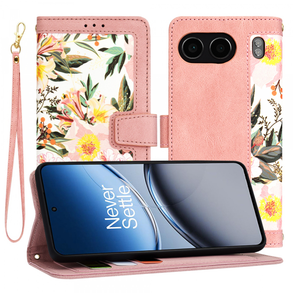 Husa pentru OnePlus Nord 4, Techsuit, FlipCraft, Roz
