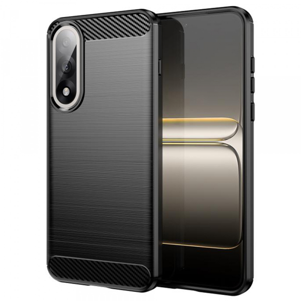 Husa pentru OnePlus Nord 5, Techsuit, Carbon, Neagra