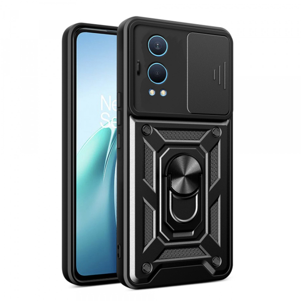 Husa pentru OnePlus Nord CE4 Lite, Techsuit, CamShield, Neagra