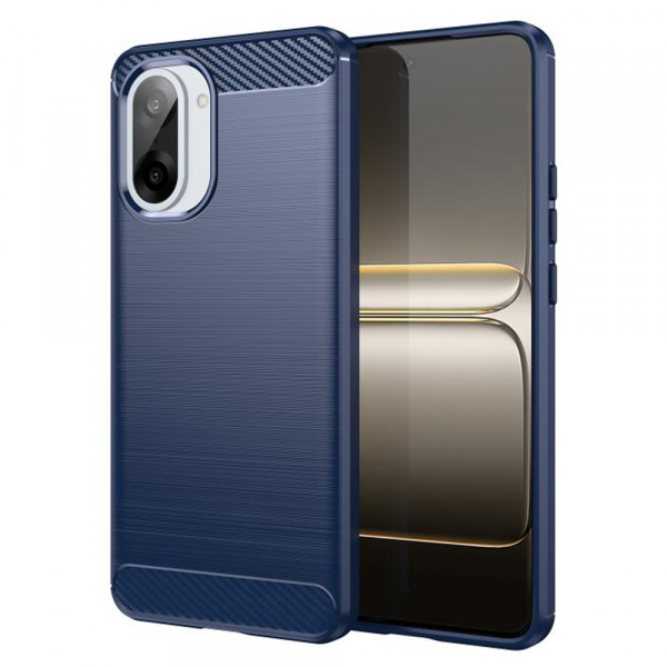 Husa pentru OnePlus Nord CE5, Techsuit, Carbon, Albastra
