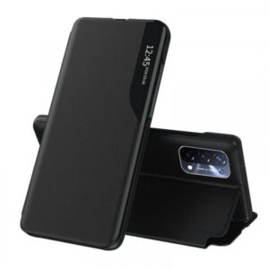 Husa pentru OnePlus Nord N200 5G / Oppo A74 5G / A54 5G, Techsuit, eFold, Neagra