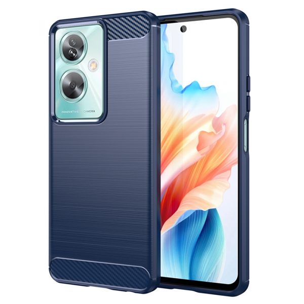 Husa pentru OnePlus Nord N30 SE / Oppo A79, Techsuit, Carbon, Albastra