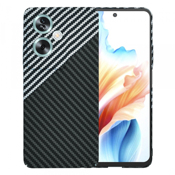 Husa pentru OnePlus Nord N30 SE / Oppo A79, Techsuit, Carbonite FiberShell, Neagra Gri