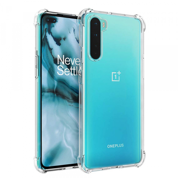 Husa pentru OnePlus Nord, Techsuit, Shockproof Clear, Transparenta