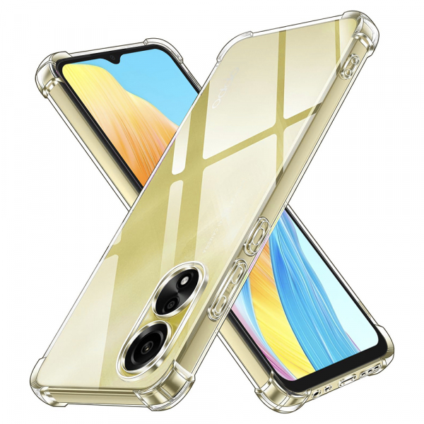 Husa pentru Oppo A18 / A38, Techsuit, Shockproof Clear, Transparenta