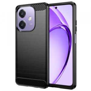 Husa pentru Oppo A3 4G / A3, Techsuit, Carbon, Neagra