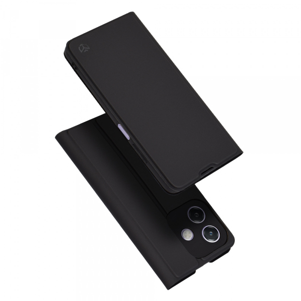 Husa pentru Oppo A3 4G / A3, Techsuit, Magskin Book, Neagra