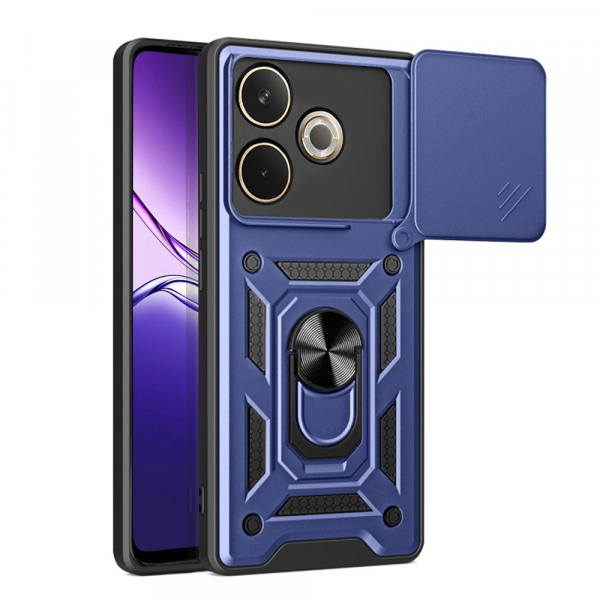 Husa pentru Oppo A5 Pro 4G / A5 Pro, Techsuit, CamShield, Albastra