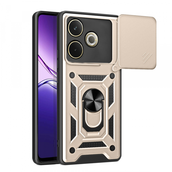 Husa pentru Oppo A5 Pro 4G / A5 Pro, Techsuit, CamShield, Aurie