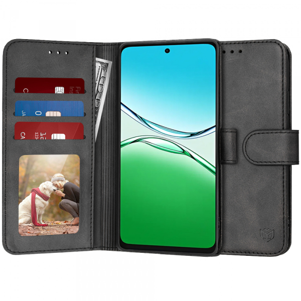 Husa pentru Oppo A5 Pro 4G / A5 Pro, Techsuit, Diary Book, Neagra