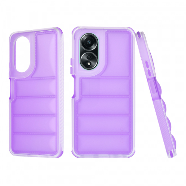 Husa pentru Oppo A58 4G, Techsuit, Wave Shield, Mov