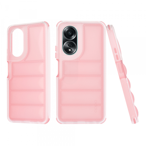 Husa pentru Oppo A58 4G, Techsuit, Wave Shield, Roz