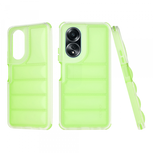 Husa pentru Oppo A58 4G, Techsuit, Wave Shield, Verde