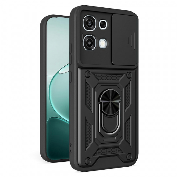 Husa pentru Oppo A6 Pro 5G / A6 Pro 4G, Techsuit, CamShield, Neagra