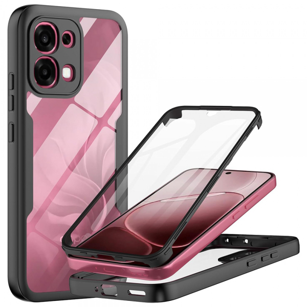 Husa pentru Oppo A6 Pro 5G / A6 Pro 4G, Techsuit, ColorVerse 360, Neagra