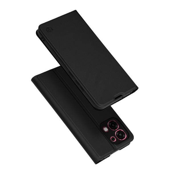 Husa pentru Oppo A6 Pro 5G / A6 Pro 4G, Techsuit, Magskin Book, Neagra