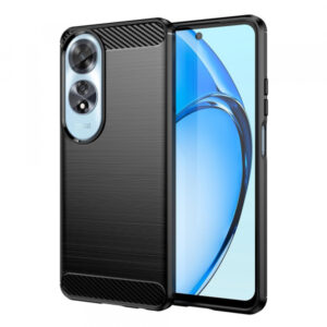 Husa pentru Oppo A60, Techsuit, Carbon, Neagra