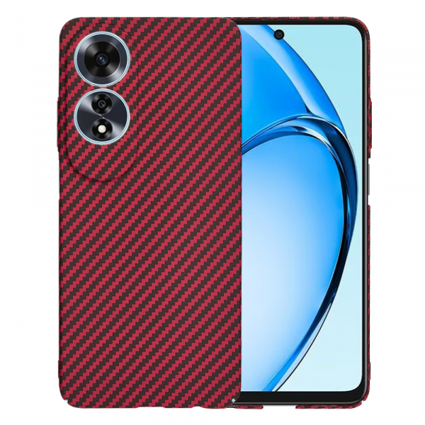 Husa pentru Oppo A60, Techsuit, Carbonite FiberShell, Rosie