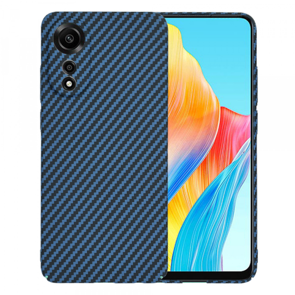 Husa pentru Oppo A78 4G, Techsuit, Carbonite FiberShell, Turcoaz