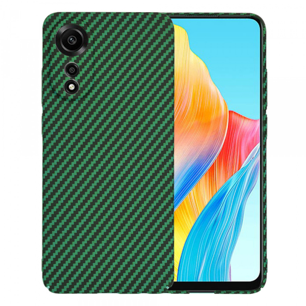 Husa pentru Oppo A78 4G, Techsuit, Carbonite FiberShell, Verde