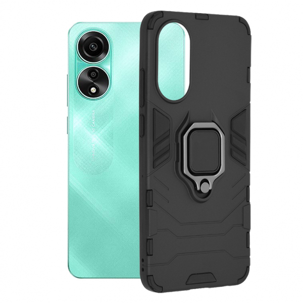 Husa pentru Oppo A78 4G, Techsuit, Shield, Neagra