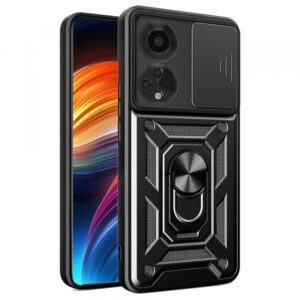 Husa pentru Oppo A98, Techsuit, CamShield, Neagra