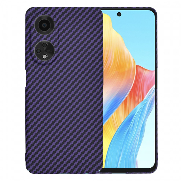 Husa pentru Oppo A98, Techsuit, Carbonite FiberShell, Mov