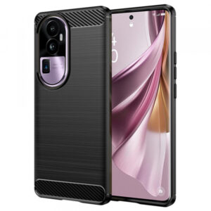 Husa pentru Oppo Reno10 Pro+, Techsuit, Carbon, Neagra