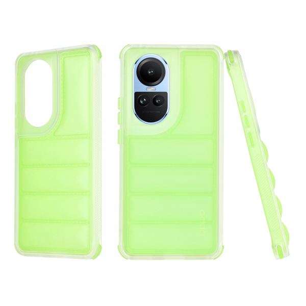 Husa pentru Oppo Reno10 / Reno10 Pro, Techsuit, Wave Shield, Verde