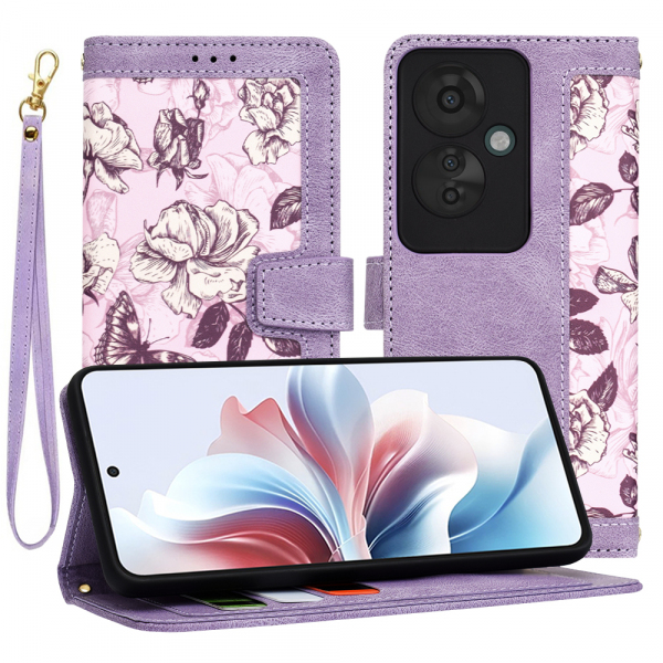Husa pentru Oppo Reno11 F, Techsuit, FlipCraft, Mov